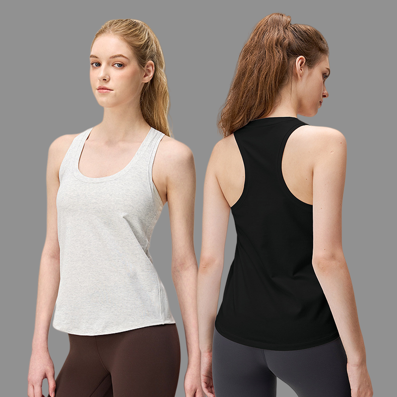 Wholesale Women's Yoga Tank Top Printed Quick-Dry Gym Sleeveless Cover up Running Breathable Regular Vest