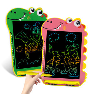 Papan Tulis LCD Kartun Grafis Hadiah Anak-Anak, Papan Tulis Digital Elektronik untuk Menggambar dan Menulis Memo - Product Image 1