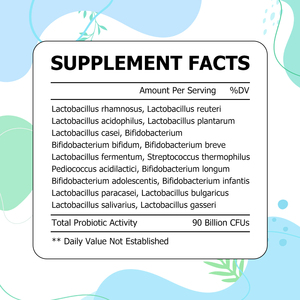 Private Label Women's <b>Probiotic</b> <b>Tablets</b> Digestive Health Support Immune Support Promote Regularity Lactobacillus Rhamnosus - Product Image 2