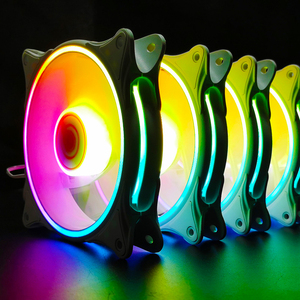 Coolmoon Speciale Aanbieding Reverse Argb <span class=keywords><strong>Fan</strong></span> Neon 5v3pin Computerventilator 120Mm Dun Diafragma Lage Ruis Gaming Pc Koelventilator - Product Image 6