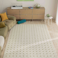 Tapis de chambre épais en PP sur mesure, imperméable et doux, pour sous le lit, sous la coiffeuse, tapis de sol, tapis de couloir, en stock