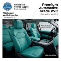 Cuir PVC ignifuge, résistant aux UV et imperméable, grain granulé, pour chaise d'extérieur, bateau et aménagement marin