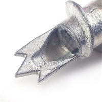 Ancres pour cloisons sèches en alliage de zinc, auto-perceuses, pour murs creux, avec vis