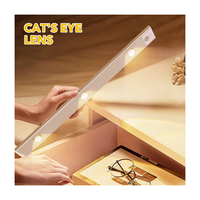 Technologie intelligente Port de charge USB cuisine sous les luminaires 3W 30cm touche latérale judas lumière LED lampe d'armoire