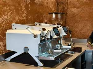 Cafetera Eléctrica Italiana Comercial de Dos Grupos, Programable, de Acero Inoxidable, Capacidad para 12 Tazas, para Restaurante y Hotel - Product Image 4