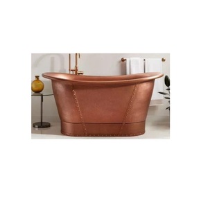 Bañera de cobre de estilo antiguo Diseño personalizado para decoración de baño Precio DE EXPORTACIÓN DE India Incluyendo bañeras de hidromasaje - Product Image 1