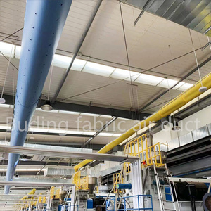 Phong cách thiết kế công nghiệp Vải Ống dẫn không khí giảm tiếng ồn chống cháy với cách nhiệt không bị rò rỉ cho các ứng dụng tầng hầm phòng tập thể dục - Product Image 6