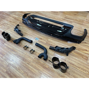 Modificación para Audi Q7 SQ7 Modelos 2020 2021 2022 2023, Difusor Trasero con Salidas de Escape Cuádruples, Recortes para Parachoques OLIVER - Product Image 3