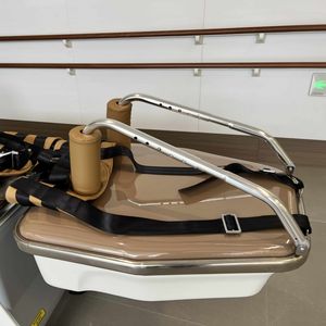 Meja kiropraktik yang dapat disesuaikan dengan traksi 220V 50Hz traksi Lumbar dan meja dekompresi tulang belakang - Product Image 4