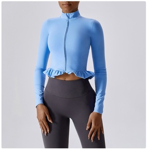 Veste de yoga pour femmes, hauts de yoga de haute qualité, vente en gros, vêtements de gymnastique, 2023 - Product Image 3
