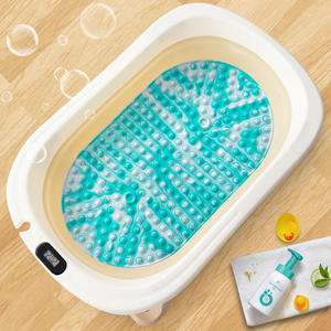 Caldo-vendita Non Skid arcobaleno a forma di <span class=keywords><strong>Mini</strong></span> vasca da bagno tappetino da bagno in Pvc <span class=keywords><strong>Mini</strong></span> tappetino da bagno per i bambini - Product Image 1