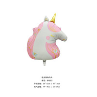 Nouveauté : Ballons en aluminium mats à motifs Otter, Unicorn, White Dove et dessins animés pour la décoration de fêtes d'anniversaire d'enfants