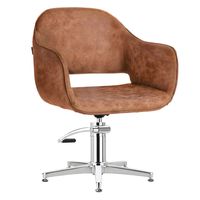 Nouveau fauteuil de coiffure moderne de couleur marron pour salon de coiffure