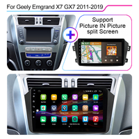 Autoradio portable 2DIN Android 12 QLED/OLED DSP pour tableau de bord Geely Emgrand X7/GX7 2011-2019 avec Android Auto, CarPlay et GPS, garantie 1 an