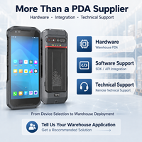 Terminal portable Android 13 pour l'inventaire d'entrepôt, scanner de codes-barres 4G WiFi NFC, ordinateur mobile pour la picking, le comptage de stocks, WMS et ERP