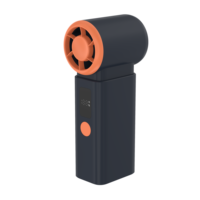 4-stufig Einstellbarer Mini-Handventilator mit Ladefunktion, Tragbare 2-in-1 Powerbank-Ventilator-Kombination 5000mAh Notfall-Powerbank für Camping und Wandern
