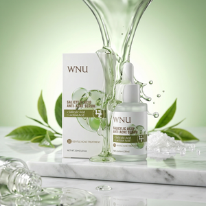 Sérum facial liquide éclaircissant anti-rides WNU OEM à l'arbutine et à la vitamine C, hydratant, à la nicotinamide et à l'<span class=keywords><strong>acide</strong></span> hyaluronique pour le visage, le cou, les mains et la <span class=keywords><strong>peau</strong></span> - Product Image 4