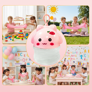 Kit de slime à colorier soi-même - Ensemble de slime anti-stress DIY avec pâte à modeler et pâte à jouer, jouet créatif unisexe pour enfants, slime transparent - Product Image 1