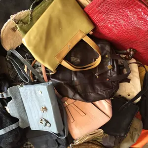 Wholesale fashion clean second hand bags used bags used all kinds of bags in bales