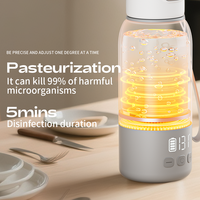 Chauffe-biberon électrique rechargeable portable avec USB, chauffe-lait multifonction pour bébé pour une utilisation en extérieur
