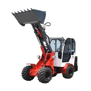 Penjualan terlaris 2ton teleskopik boom loader buatan Tiongkok hydrostatic transmisi 2000kg roda mini loader dengan harga murah