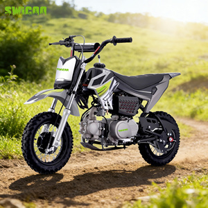 SWICOO Moto tout-terrain haute performance <span class=keywords><strong>70cc</strong></span> 4 temps avec frein à tambour pour enfants, mini <span class=keywords><strong>motocross</strong></span>, pit bike - Product Image 2