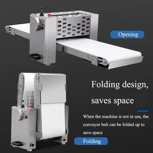 Máquina Eléctrica Pequeña y Eficiente para Ablandar Masa, Laminadora de Masa para Uso Doméstico, para Croissants Daneses y Tartas de Huevo - Product Image 4