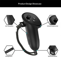 Coques antidérapantes en gel de silicone, étui de protection antichute pour manettes Meta Q3 et Q3S, sac nacré