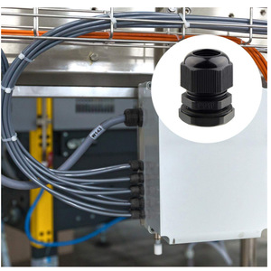 JIAF Cable Glands PG9 PG13.5 M20 Nylon Waterproof IP65 Threaded Connection Cable Protection - Product Image 3