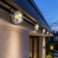 Lumières LED ponctuelles modernes DC12V 30mm RGB à pixels adressables, étanches IP68 pour extérieur, UCS2904, pour avant-toits, toits et façades