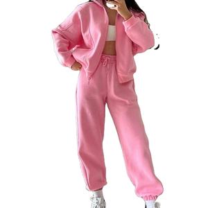 ชุดวอร์ม2ชิ้นสำหรับผู้หญิงชุดลำลองชุดจ๊อกกิ้งแขนยาว - Product Image 2