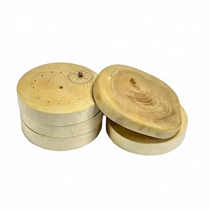 Caja de herramientas de reparación de relojes de madera de boj con asiento fijo con y sin agujeros, herramientas de relojero para reparación de piezas de reloj - Product Image 4