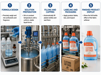Lessive liquide assouplissante en vrac Handle Jug Lagoon Coral, parfum longue durée, fraîcheur, produits de nettoyage