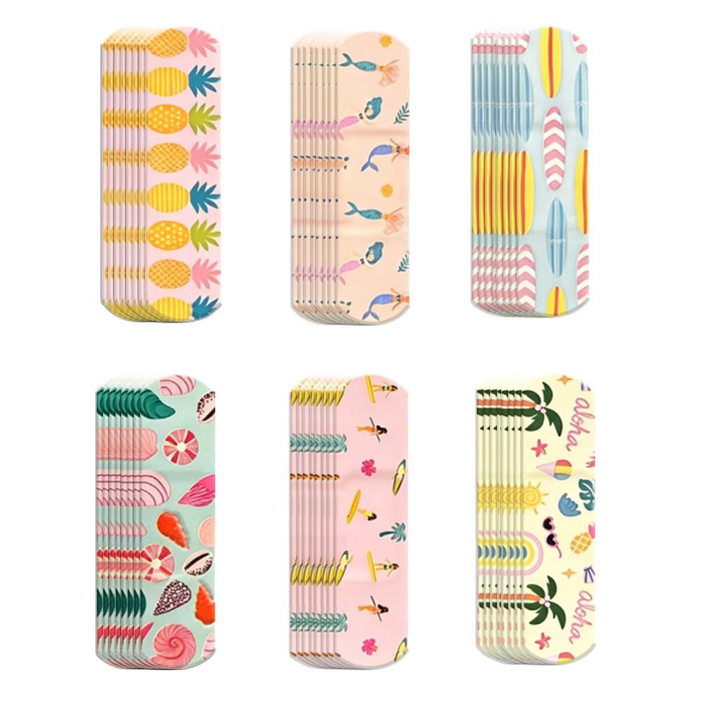 Custom Logo Printed Cartoon Band-aid Wound Plaster Waterproof Adhesive Bandages Safety CE Certified Medical Grade EO Aid