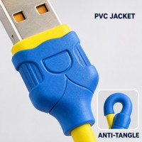 Kabel Data Bahan PVC Lans Kompatibel iPhone 714 Android; Kabel Pengisian Cepat Tipe-C Ponsel 6A
