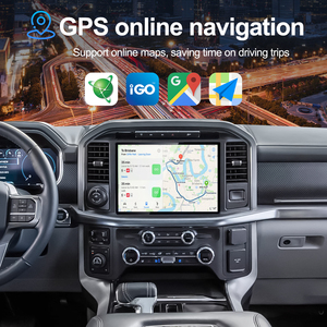 Système audio autoradio Android 13 avec écran tactile de 3 pouces, navigation GPS, lecteur DVD pour Ford F150 2021-2025 - Product Image 5