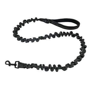 Correa de perro rosa reflectante elástica de primera calidad, fuerte, antigolpes, amortiguador elástico, cintas personalizadas, Collar de nailon para mascotas - Product Image 5