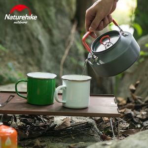 <span class=keywords><strong>Naturehike</strong></span> 1.1L 1.45L Poignée résistant à la chaleur Camping en plein air Ustensiles de cuisine Pique-nique Chaleur Café Théière Camping Pot - Product Image 6