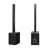 Ensemble de haut-parleurs portables en métal Active Column 500W Hi-Res Audio durables pour la scène et les petits événements DJ