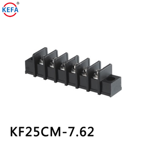 KEFA ニッケルメッキ銅 7.62mm KF25C/CM-7.62 300V 20A バリアコネクタ 22-12AWG 2.5mm - Product Image 6