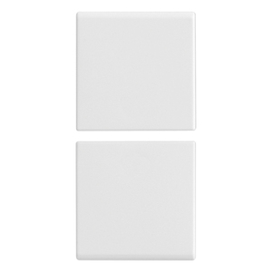 Deux demi-claviers blancs neutres fixes de 1 m, longueur 4,44 pouces, largeur 2,23 pouces, hauteur 0,67 pouces - Product Image 1