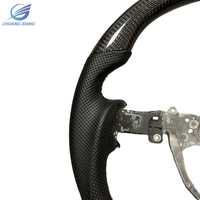 Volant de direction en cuir noir de haute qualité adapté à l'FJ Cruiser 2007-2019, volant sport en fibre de carbone véritable