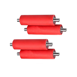 بكرة صناعية من البولي يوريثين والمطاط من الفولاذ المقاوم للصدأ بكرة محرك ناقل بعمود من الألومنيوم الصلب - Product Image 1