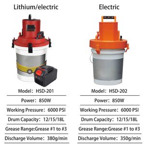 <span class=keywords><strong>Pompe</strong></span> de remplissage de <span class=keywords><strong>graisse</strong></span> automatique électrique <span class=keywords><strong>à</strong></span> baril haute pression, <span class=keywords><strong>batterie</strong></span>, seau, 24v - Product Image 2