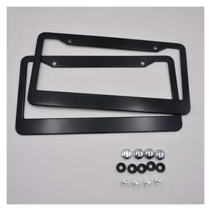 Support de plaque de voiture en plastique durable personnalisé en gros cadre de plaque d'immatriculation pour la taille américaine standard - Product Image 3