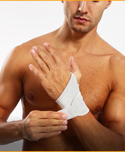 Soporte de Muñeca al por Mayor, Vendas Ajustables Protectoras para Mano Izquierda/Derecha, Alivio del Dolor para Fitness y Oficina - Product Image 1