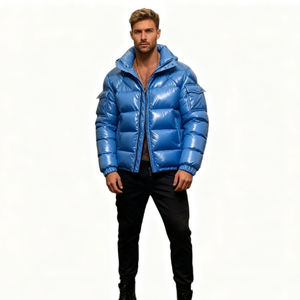 Abrigo Impermeable Cálido y Grueso <span class=keywords><strong>de</strong></span> Moda para Hombre en Invierno, Chaqueta <span class=keywords><strong>de</strong></span> Plumón <span class=keywords><strong>de</strong></span> Color Sólido, Chaqueta <span class=keywords><strong>de</strong></span> Plumón <span class=keywords><strong>de</strong></span> Diseñador, Chaqueta <span class=keywords><strong>de</strong></span> Plumón <span class=keywords><strong>de</strong></span> <span class=keywords><strong>Ganso</strong></span> - Product Image 4