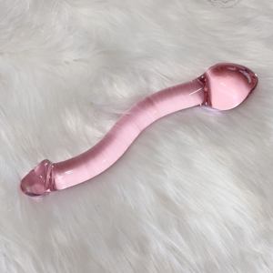 2024 Neues <span class=keywords><strong>Design</strong></span> Anal Plug Kristall Transparent Langer Großer Glas <span class=keywords><strong>dildo</strong></span> Für Frauen - Product Image 3