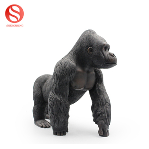 Haut <span class=keywords><strong>de</strong></span> gamme personnalisé maison bureau noir <span class=keywords><strong>KING</strong></span> <span class=keywords><strong>KONG</strong></span> figurine décoration résine gorille statue - Product Image 2