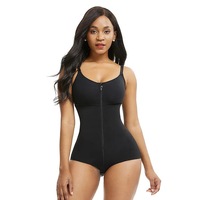 Contrôle du ventre Shapewear Butt Lifter Full Body Shaper avec fermeture éclair Sling Body pour femme